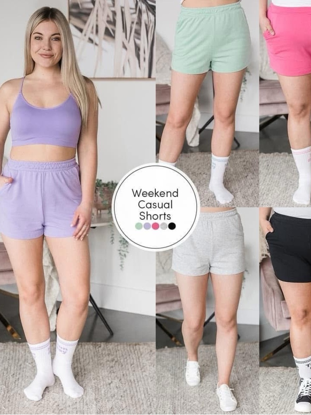 Weekend Casual Shorts (NWT) 🍒 Light Mint, Size Small - Picture 11 of 12
